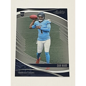 Cam Ward Tennessee Titans 2025 Panini Absolute RC Football Card